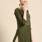 Casual Kurti Poly Rayon Green Embroidered Kurtis