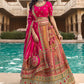 Lehenga Choli Banarasi Silk Rani Embroidered Lehenga Choli