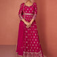 Salwar Suit Georgette Rani Embroidered Salwar Kameez