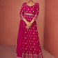 Salwar Suit Georgette Rani Embroidered Salwar Kameez