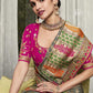 Classic Silk Grey Embroidered Saree