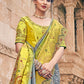 Classic Silk Grey Embroidered Saree