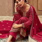 Salwar Suit Silk Pink Embroidered Salwar Kameez