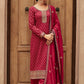 Salwar Suit Silk Pink Embroidered Salwar Kameez