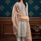 Straight Salwar Suit Chinon Grey Embroidered Salwar Kameez