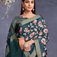 Traditional Saree Tussar Silk Morpeach Embroidered Saree
