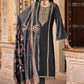 Salwar Suit Velvet Grey Embroidered Salwar Kameez