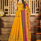 Readymade Lehenga Choli Georgette Viscose Yellow Embroidered Lehenga Choli