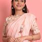 Contemporary Weight Less Pink Digital Print Saree