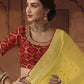 Trendy Saree Viscose Yellow Embroidered Saree