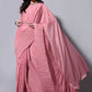 Trendy Saree Chinon Peach Fancy Work Saree