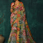 Designer Fancy Fabric Multi Colour Digital Print Saree