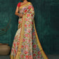 Designer Fancy Fabric Multi Colour Digital Print Saree