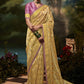 Classic Fancy Fabric Gold Fancy Work Saree