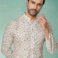 Kurta Pyjama Fancy Fabric Multi Colour Digital Print Mens