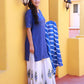 Salwar Suit Fancy Fabric Blue Embroidered Salwar Kameez