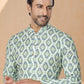 Kurta Pyjama Fancy Fabric Multi Colour Digital Print Mens