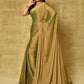 Trendy Saree Fancy Fabric Green Digital Print Saree