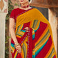 Contemporary Georgette Multi Colour Fancy Work Saree