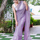 Classic Net Purple Fancy Work Saree