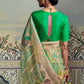 Classic Brasso Cream Fancy Work Saree
