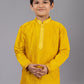 Kurta Pyjama Polly Cotton Yellow Fancy Work Kids