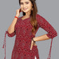 Casual Kurti Faux Crepe Multi Colour Print Kurtis