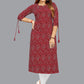 Casual Kurti Faux Crepe Multi Colour Print Kurtis