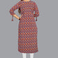 Party Wear Kurti Faux Crepe Multi Colour Print Kurtis