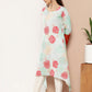 Designer Kurti Faux Crepe Sea Green Print Kurtis