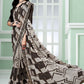 Classic Faux Georgette Multi Colour Patch Border Saree