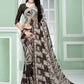 Classic Faux Georgette Multi Colour Patch Border Saree