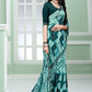 Trendy Saree Faux Georgette Multi Colour Patch Border Saree