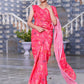 Trendy Saree Faux Georgette Multi Colour Digital Print Saree