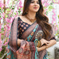 Classic Cotton Silk Firozi Print Saree