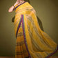 Classic Georgette Yellow Foil Print Saree