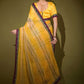 Classic Georgette Yellow Foil Print Saree