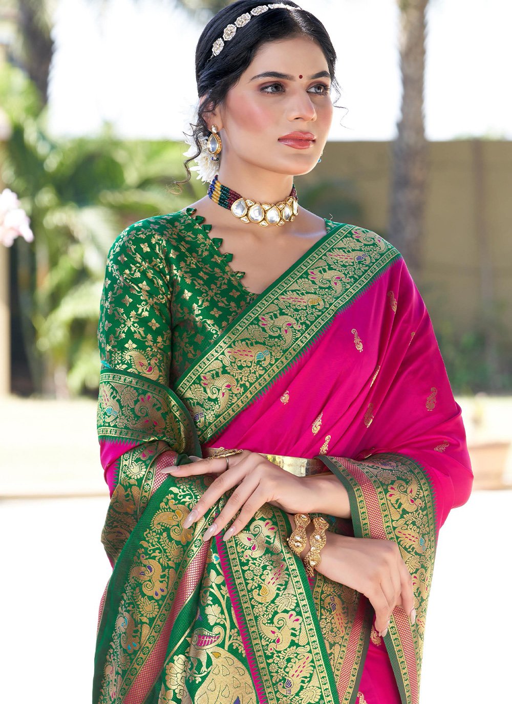 Indian pakistani offers pattu saree sari choli