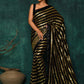 Designer Georgette Black Hand Work Saree