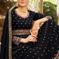 Salwar Suit Georgette Black Diamond Salwar Kameez