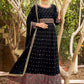 Salwar Suit Georgette Black Diamond Salwar Kameez