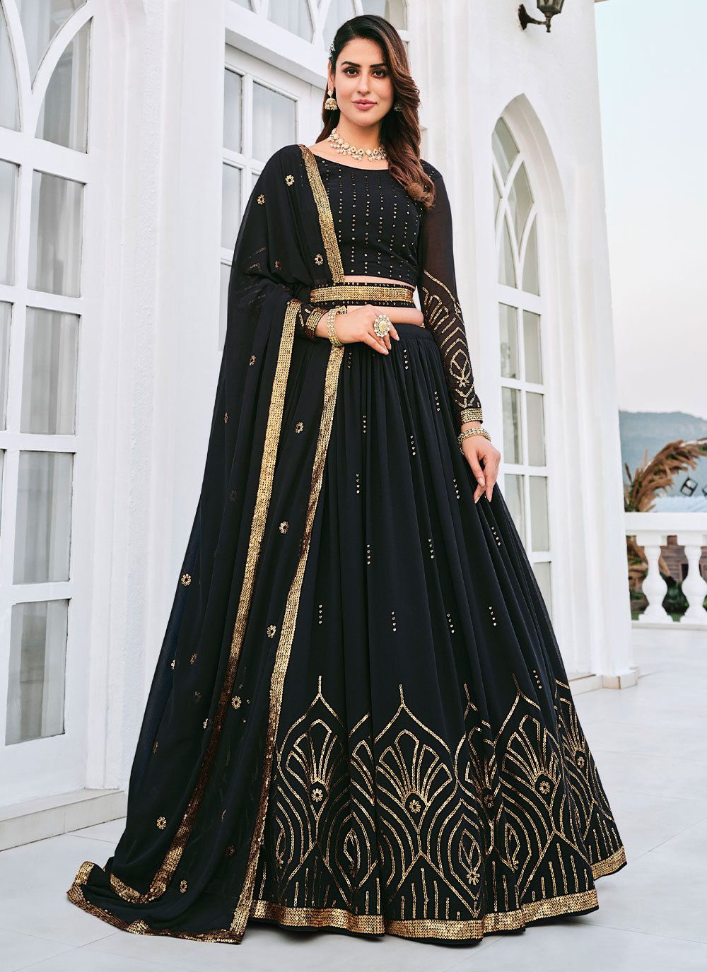 Latest Tissue Lehenga Choli Pakistani Bridal Dress Online – Nameera by  Farooq