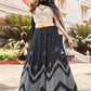 A Line Lehenga Georgette Black Sequins Lehenga Choli