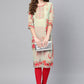 Casual Kurti Georgette Cream Digital Print Kurtis