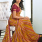 Classic Georgette Multi Colour Lace Saree