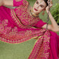 Traditional Saree Georgette Rani Diamond Saree