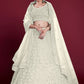 Lehenga Choli Georgette Off White Dori Work Lehenga Choli