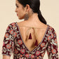 Blouse Georgette Maroon Embroidered Blouse