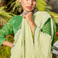 Classic Georgette Green Embroidered Saree