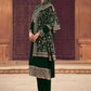 Salwar Suit Georgette Green Embroidered Salwar Kameez